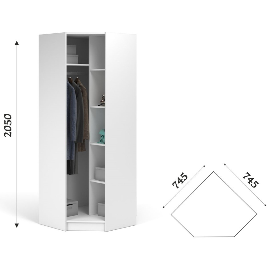Шкаф «Чикаго», белый фото 7