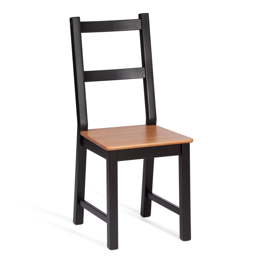 Стул Соната / Sonata chair массив сосны, 41х50х95 см, антик/чёрный фото 1