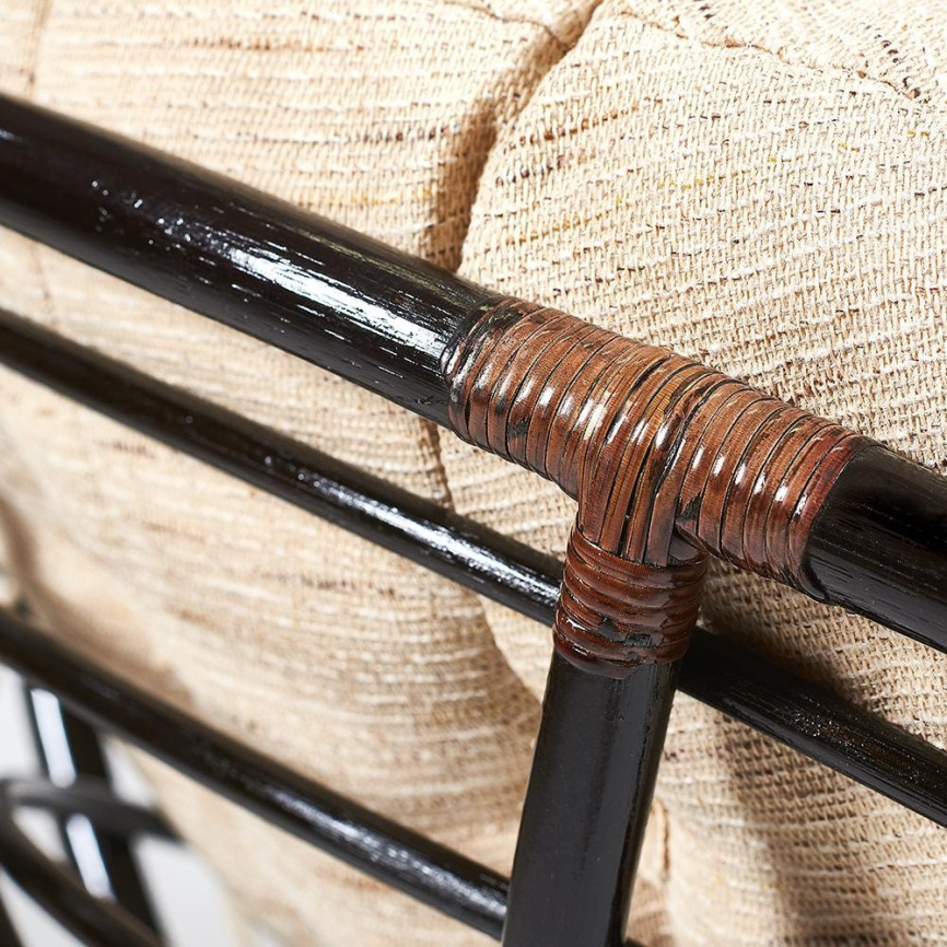 Кресло Папасан/Papasan (23/01 W) /с подушкой и ремешками/ диаметр подушки 129см, 115х101х104см, анти фото 8