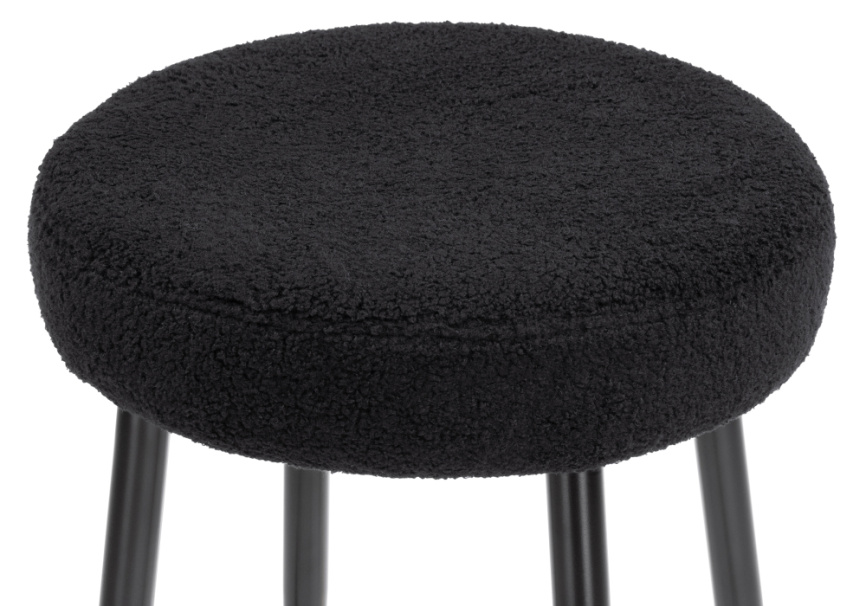 Барный стул Plato black fabric фото 3