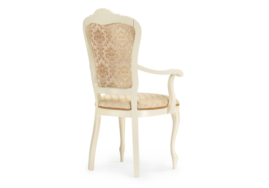 Стул деревянный Руджеро патина золото / бежевый фото 4