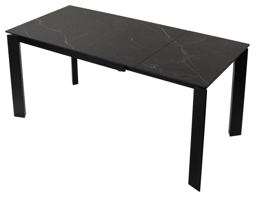Стол CORNER 120 MATT BLACK MARBLE SOLID CERAMIC / BLACK, ®DISAUR фото 10