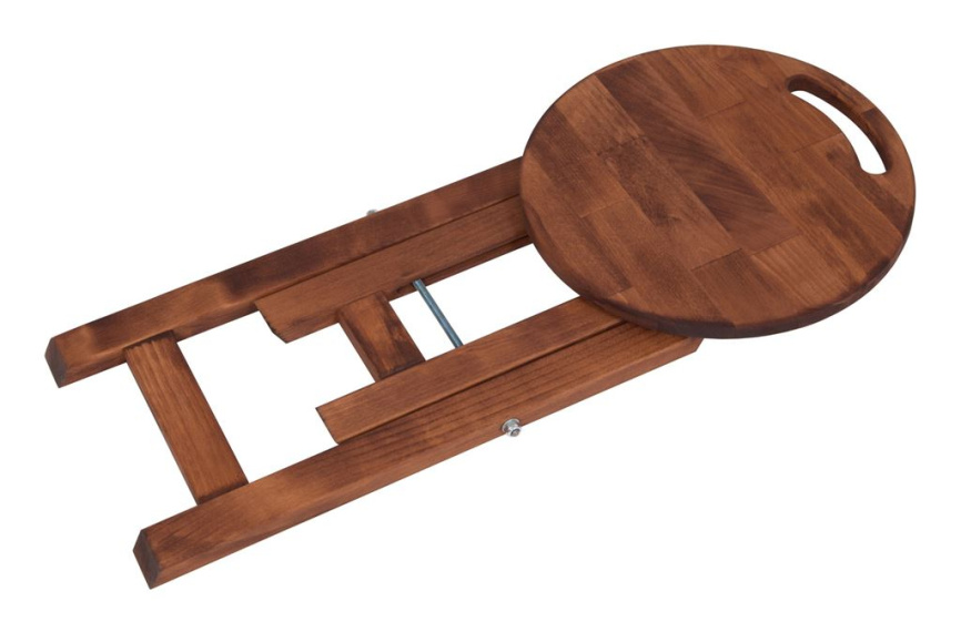 Табурет складной (темный орех) фото 4