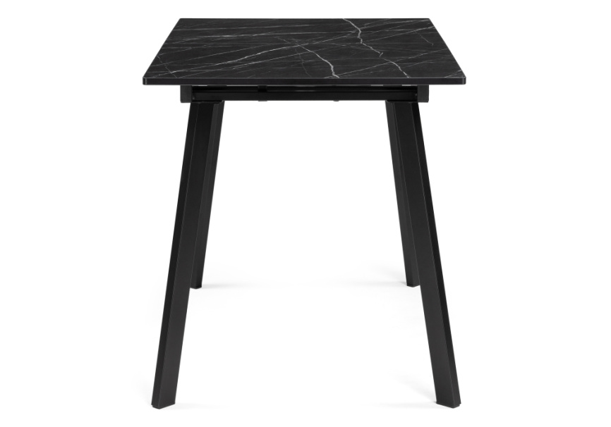 Стол деревянный Агни 110(140)х68х76 файерстоун / черный матовый фото 4