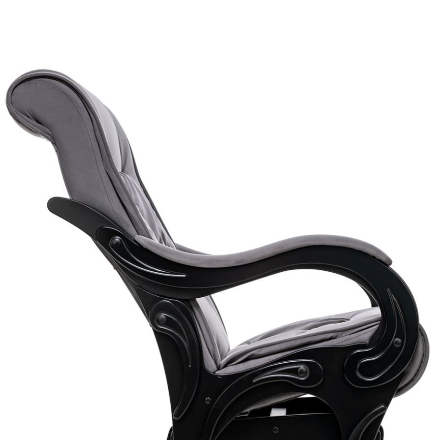 Кресло-маятник Сенатор 78 (Венге / ткань Велютто 32) фото 4