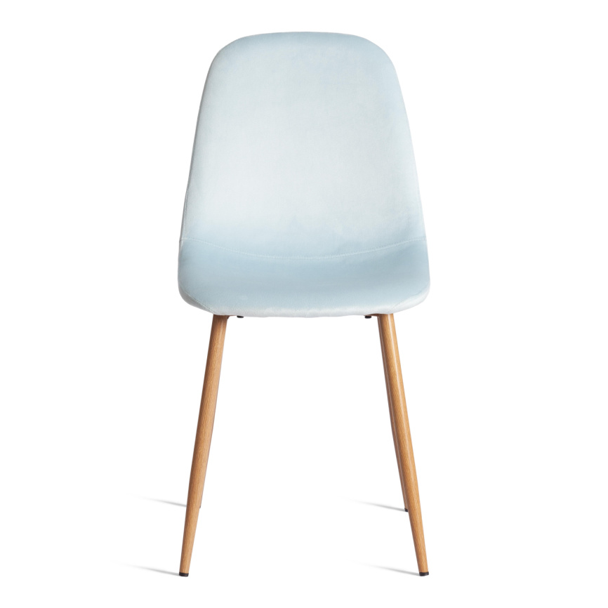 Стул BREEZE (mod. 4724) Велюр/металл , 44 х 53 х 87 см, Aquamarine (аквамарин) HLR16 / натуральный фото 2