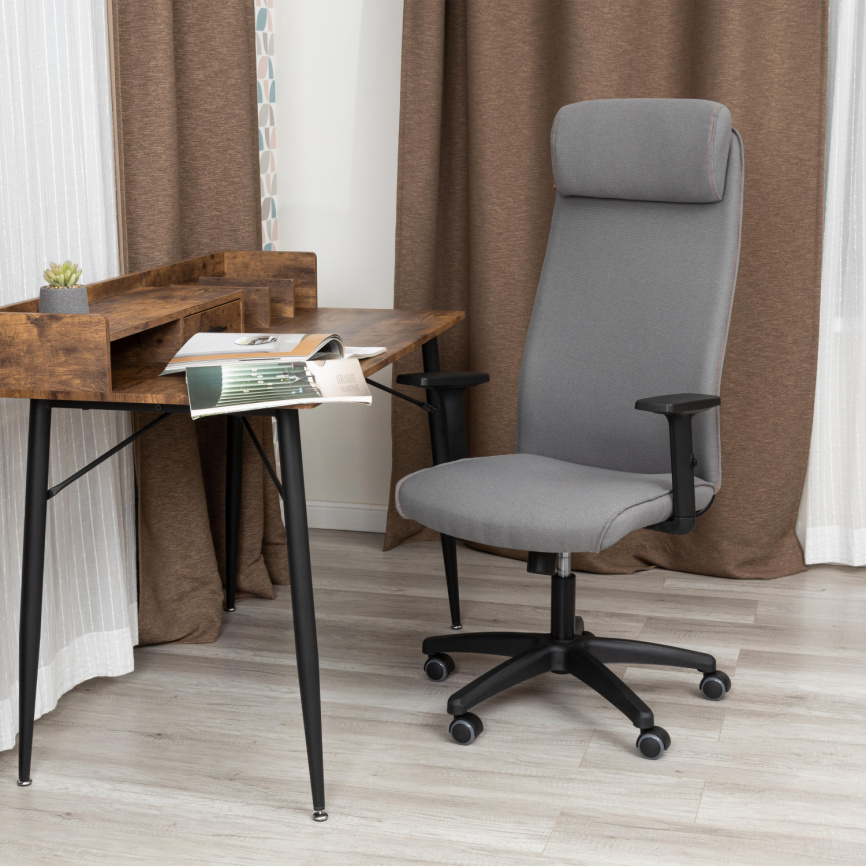 Кресло Прагматик Плт/Pragmatic Plt ткань, серый, C27 фото 6