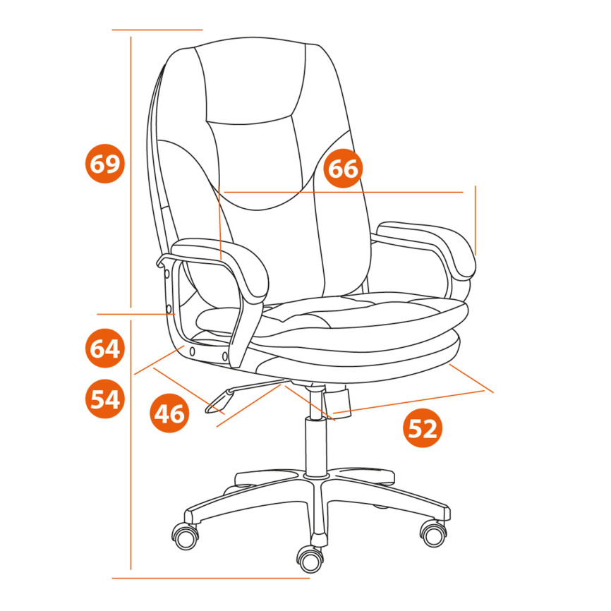 Кресло Комфорт Лт/Comfort Lt (22) флок , розовый, 137 фото 16