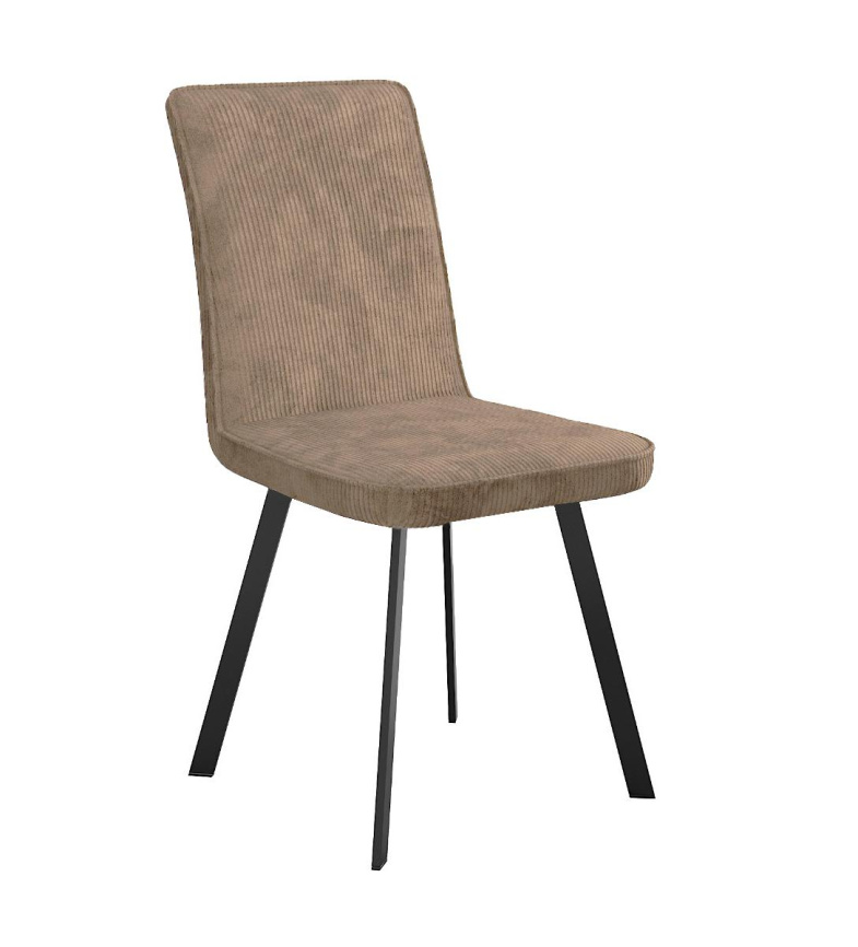 Стул DikLine 208 AN4 капучино, ножки черные фото 1
