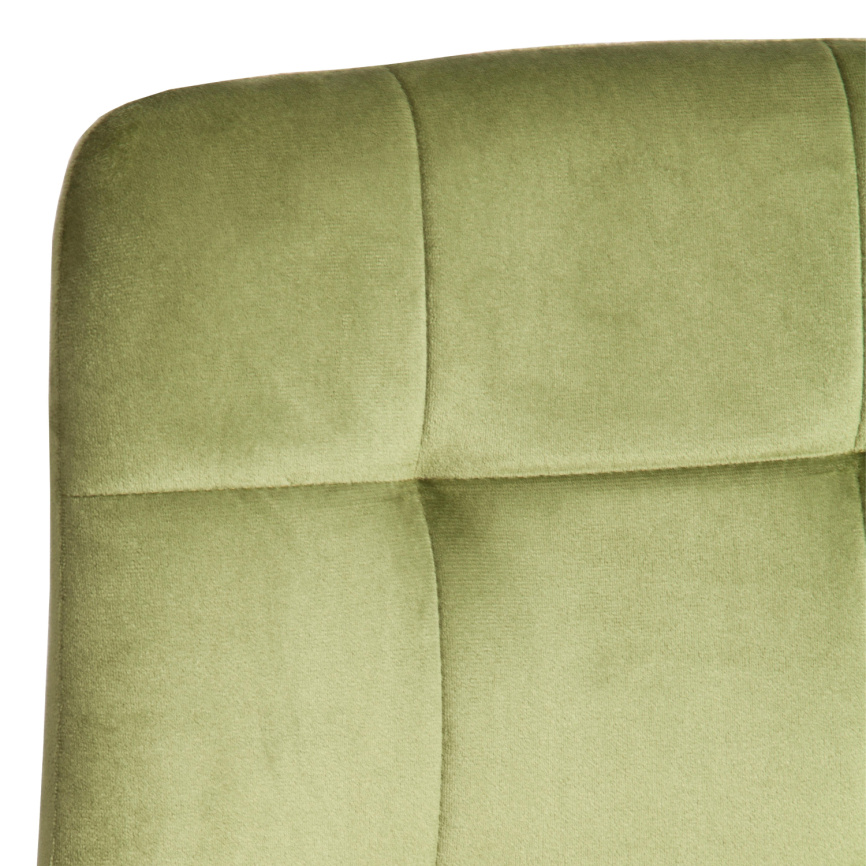 Стул CHILLY (mod. JSC-220) Велюр/металл , 44,5х52,5х88 см, Green (зеленый) HLR54 / натуральный фото 10