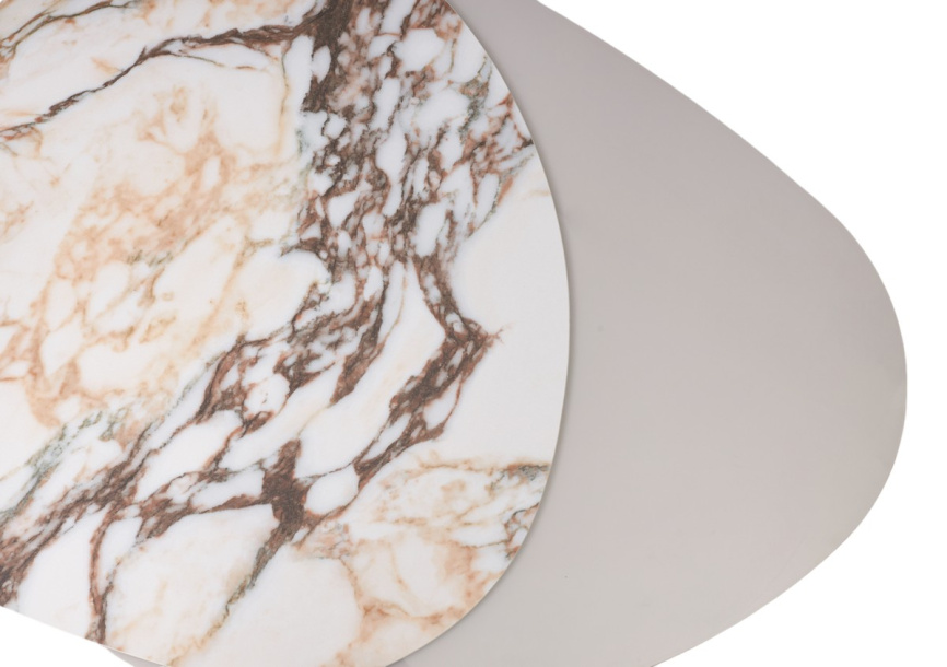 Стол кофейный НИКЛАС (NIKLAS)  TL-312 испанская керамика,стекло / МДФ/темно-серый МДФ каркас ®DISAUR фото 5