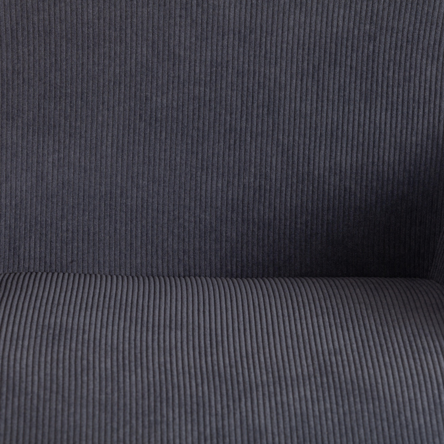 Кресло Дублин/Dublin хром вельвет, графит фото 7