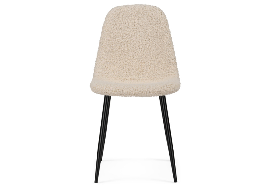 Стул на металлокаркасе Lilu white / black фото 3