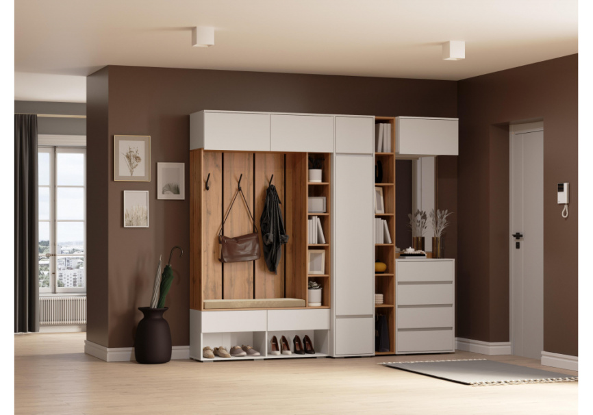 Прихожая Роут кашемир комплектация 3 фото 1