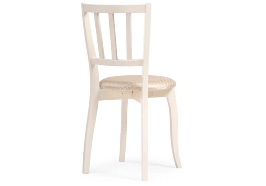 Стул деревянный Айра молочный / ромб фото 4