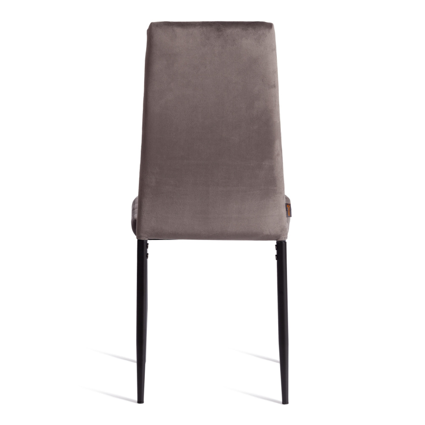 Стул Easy (mod. JSC02-1) металл, флок, 41 х 52 х 96 см, Dark grey (темно-серый) HLR24 / черный фото 5