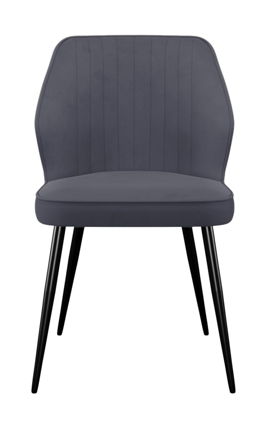 Стул DikLine 222M B28 ANTRACITE, ножки черные фото 2