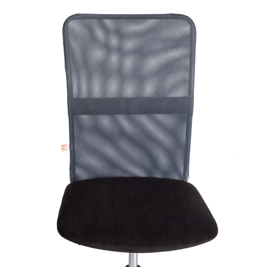 Кресло Старт/Start флок/ткань, черный/серый, 35/W-12 фото 6