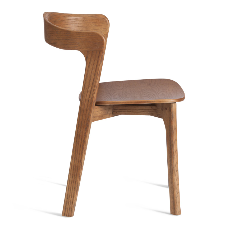 Стул ASGARD дерево вяз, Груша (№3), 48х43х76 см фото 4