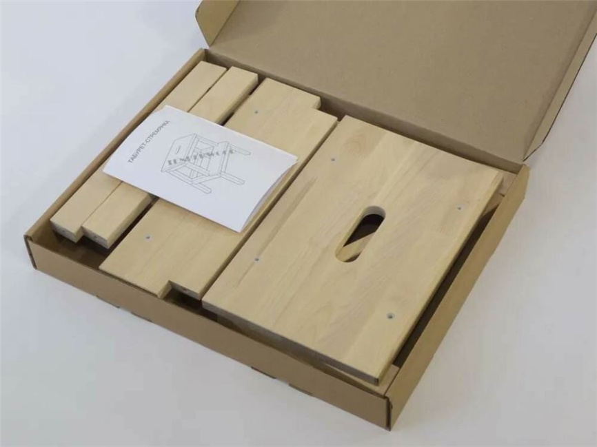 Табурет стремянка (натуральный) фото 4