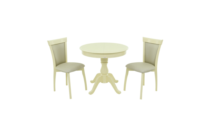 Стул Тулон 2, спинка мягкая, Эмаль белая/Атина фото 3