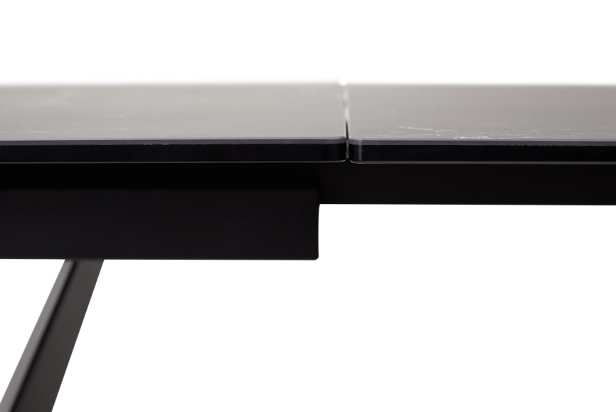 Стол RIETI 200 NERO KL-116 Черный мрамор матовый, итальянская керамика/ черный каркас, ®DISAUR фото 7