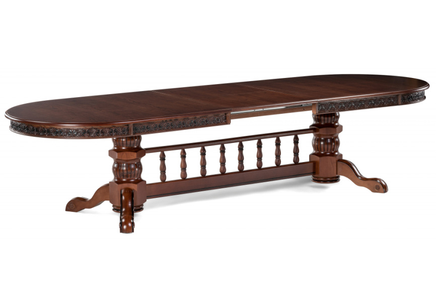 Стол деревянный Кассиль орех / коричневая патина фото 2