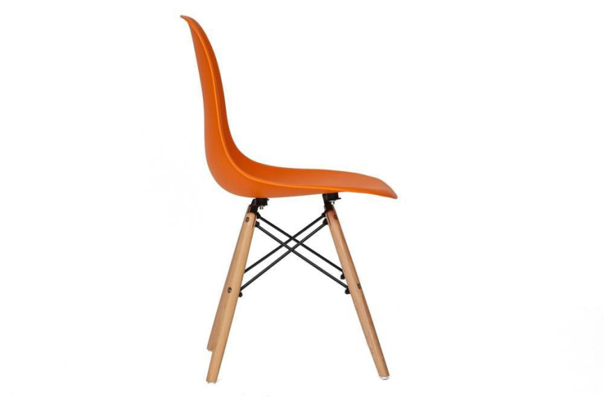 Стул Сindy Eames/Синди Имс] (мод. 001)/1 шт. в упаковке дерево бук/металл/сиденье пластик, 51х46х82. фото 3