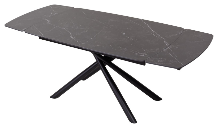 Стол RIVOLI 140 MATT BLACK MARBLE SOLID CERAMIC / BLACK, ®DISAUR фото 10
