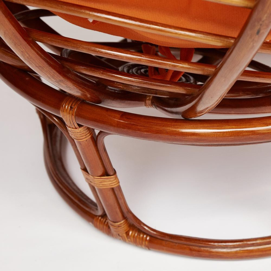 Кресло Папасан/Papasan (23/01 W) /с подушкой и ремешками/ диаметр подушки 122см, 115х101х104см, пека фото 5