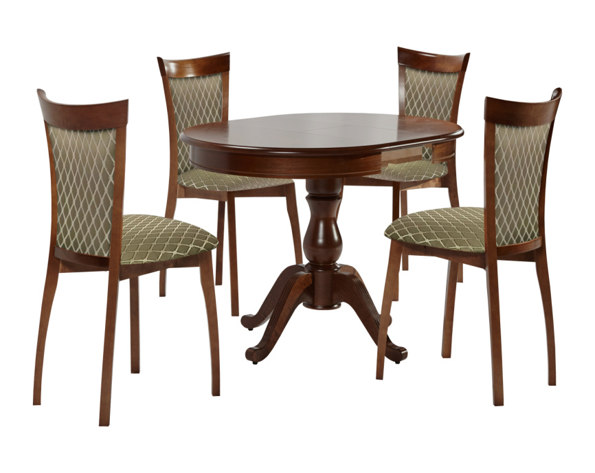 Обеденная группа Тулон темный орех (100326, 100129) фото 1