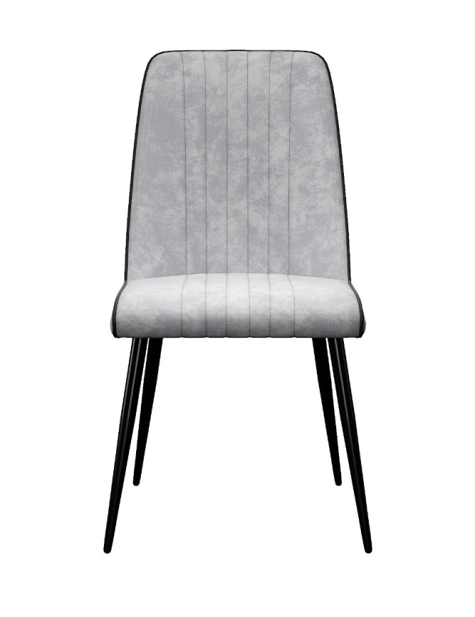 Стул DikLine 325 B22 GREY, ножки черные фото 3