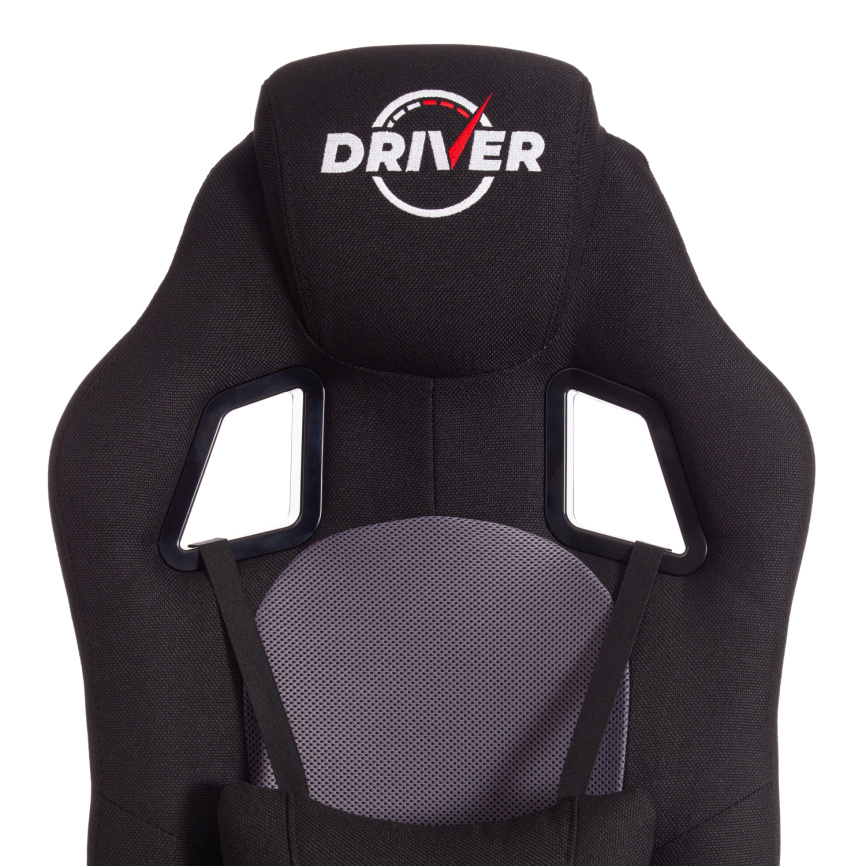 Кресло Драйвер/Driver (22) ткань, черный/серый, 2603/TW-12 фото 7