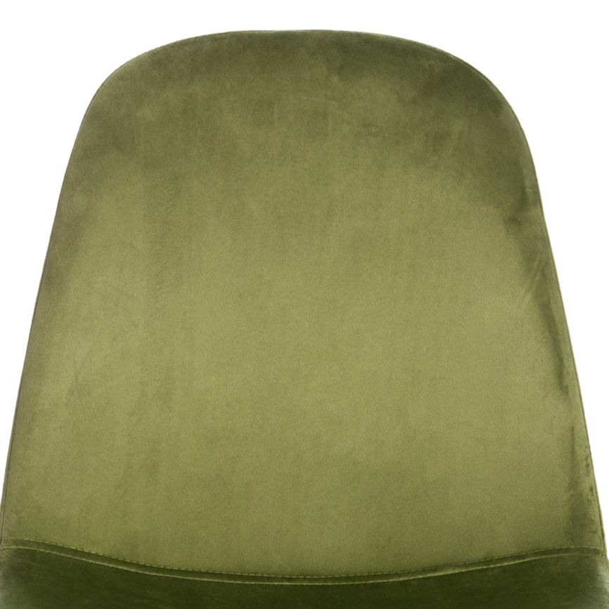 Стул BREEZE (mod. 4724) Велюр/металл , 44 х 53 х 87 см, Green (зеленый) HLR54 / натуральный фото 7