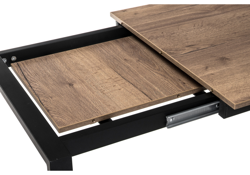 Стол деревянный Центавр велингтон / черный матовый фото 7