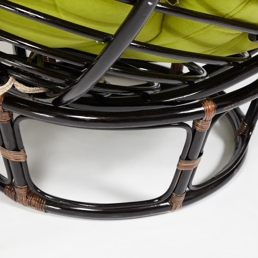 Кресло Папасан/Papasan (23/01 W) /с подушкой и ремешками/ диаметр подушки 125см, 115х101х104см, анти фото 6