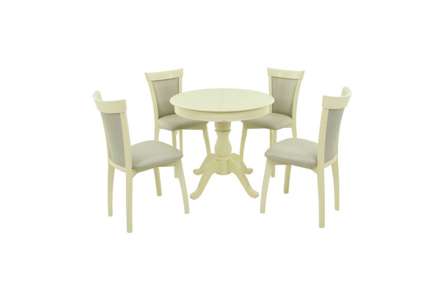 Стул Тулон 2, спинка мягкая, Эмаль белая/Атина фото 2