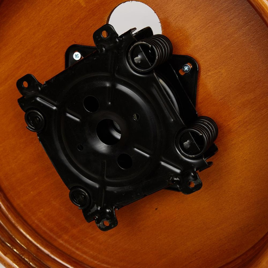 Кресло-качалка Папасан/Papasan (W 23/01 B) /с подушкой/ 115х78х104см, коньячный, ткань оранжевый, с  фото 7