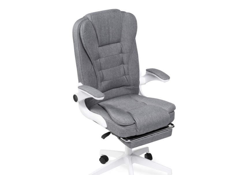 Компьютерное кресло Mitis gray / white фото 7