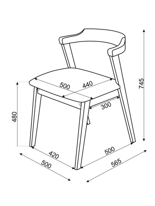 Стул Штаер (Средний тон/ткань RS-08) фото 8