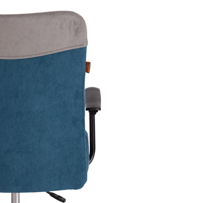 Кресло Флай/Fly флок , серый/синий, 29/32 фото 9