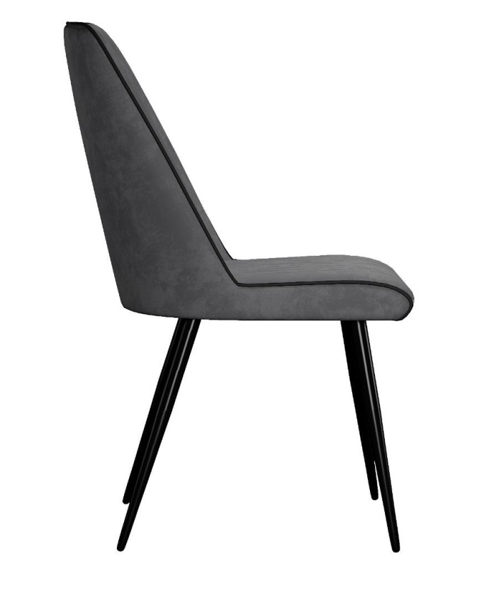 Стул DikLine 325 B28 ANTRACITE, ножки черные фото 3