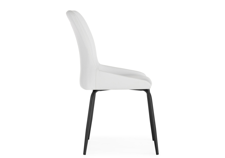 Стул на металлокаркасе Lado white / black фото 3