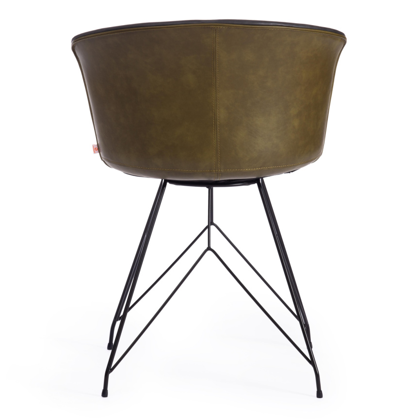 Стул KRANZ (mod. 9322М) / 1 шт. в упаковке экокожа / пластик , 53 х 55 х 45 х 76,5, Grey (Cерый) 7 / фото 4