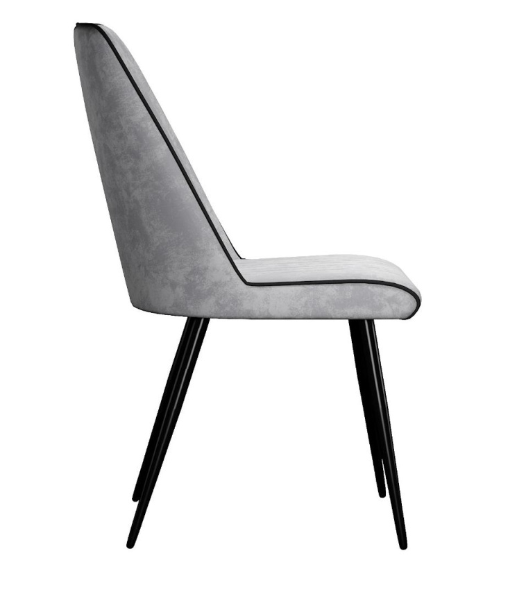 Стул DikLine 325 B22 GREY, ножки черные фото 4