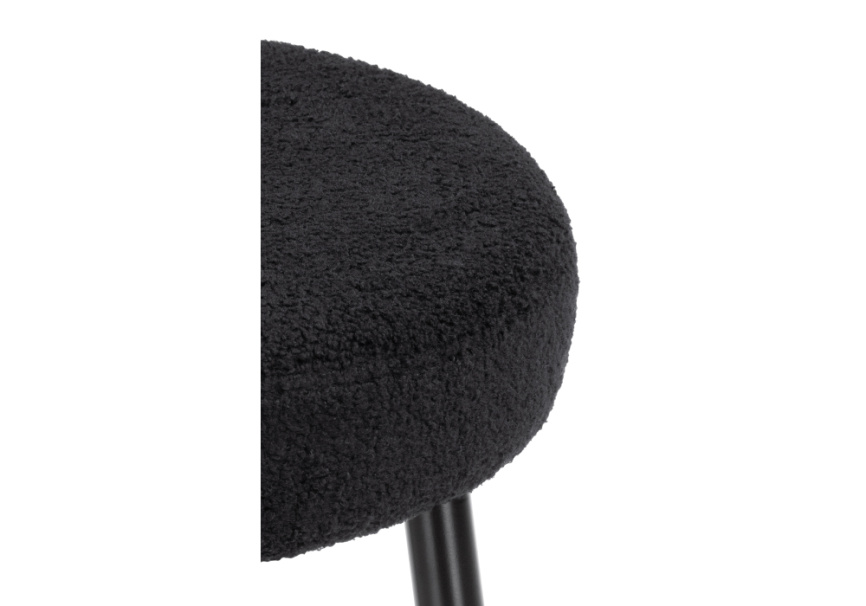 Барный стул Plato black fabric фото 5