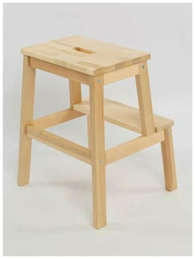 Табурет стремянка (натуральный) фото 3