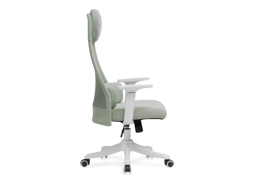 Компьютерное кресло Salta light green / white фото 4