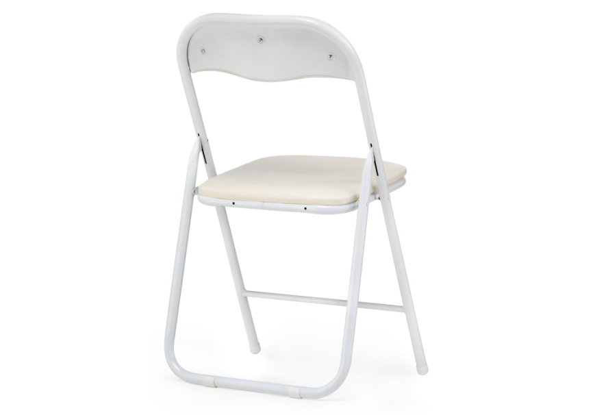 Стул на металлокаркасе Fold 1 складной beige / white фото 4