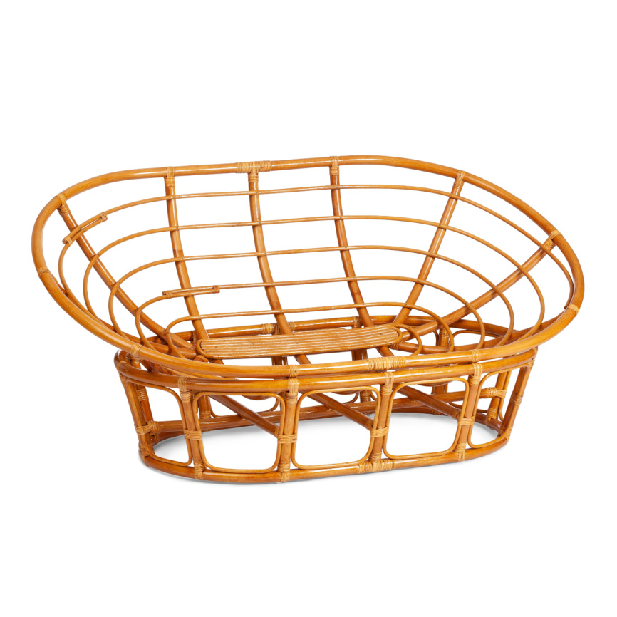 Диван MAMASAN/МАМАСАН 23/02 W /с подушкой/ подушка 182х119 см, 169х102х80 см, Pecan (орех), флок, ол фото 14